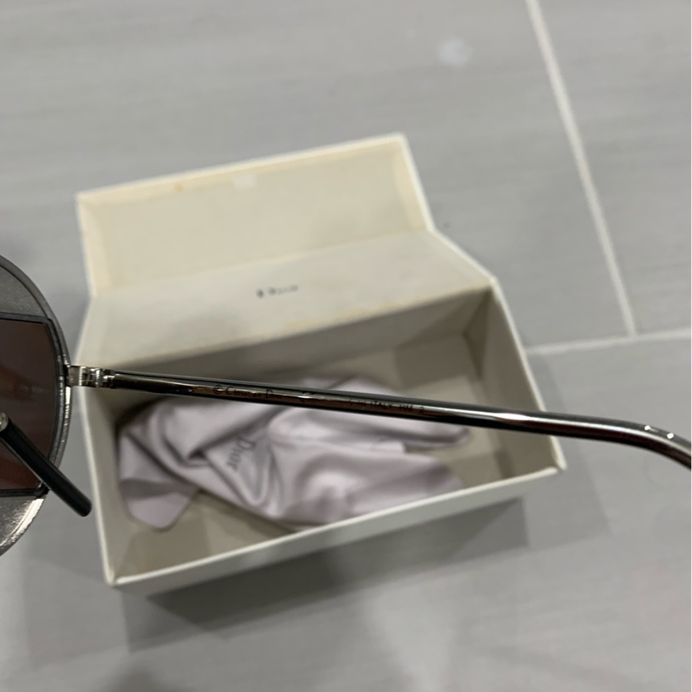 Dior split sunglasses silver/blue - Picture 5 of 7
